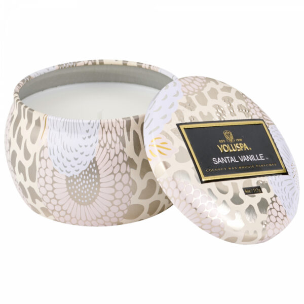 Voluspa Mini Tin Candle Santal Vanille 25h