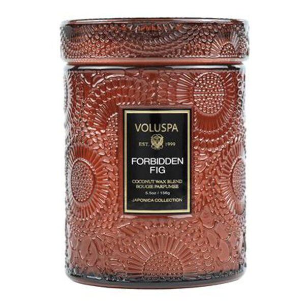 Voluspa Small Glass Jar Forbidden Fig 50h