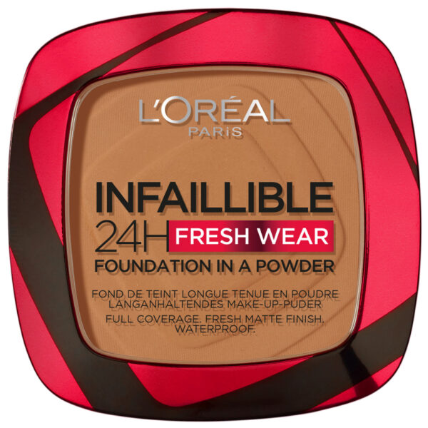 L&apos;Oréal Paris Infaillible 24h Fresh Wear Powder Foundation Sienna