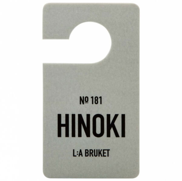 L:a Bruket 181 Fragrance Tag Hinoki