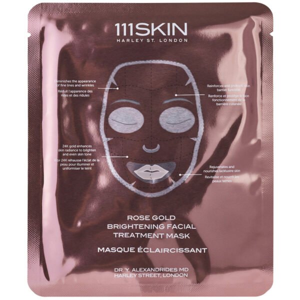 111Skin Rose Gold Brightening Facial Treatment Mask Boxed Nano Free  (5 x 30 ml)