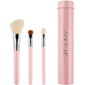 Sigma Beauty Essential Trio Brush Set Light Pink