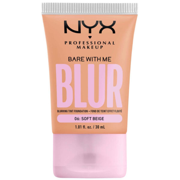 NYX Professional Makeup Bare With Me Blur Tint Foundation 06 Soft Beige (30 ml)