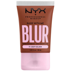 NYX Professional Makeup Bare With Me Blur Tint Foundation 19 Deep Golden (30 ml)