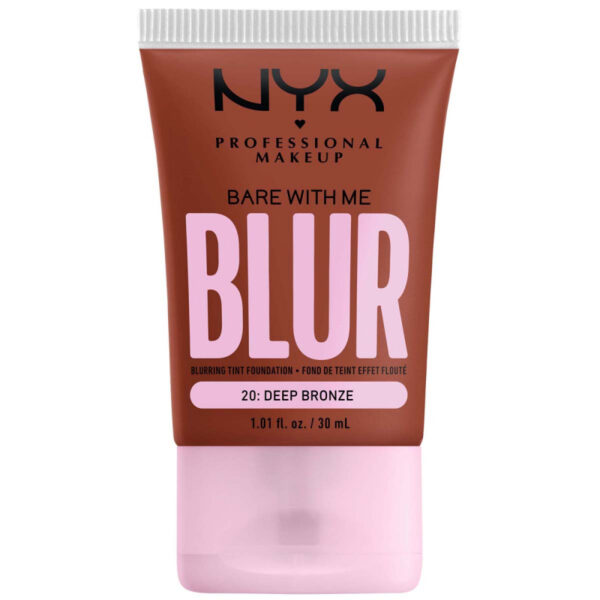 NYX Professional Makeup Bare With Me Blur Tint Foundation 20 Deep Bronze (30 ml)