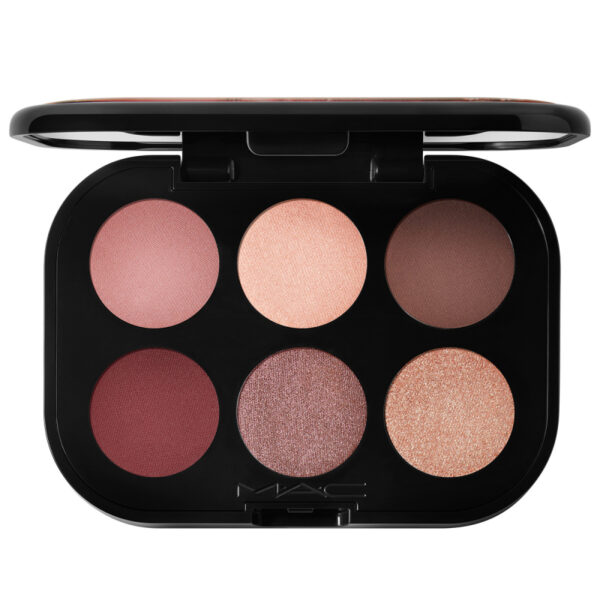 MAC Connect In Colour Eye Shadow Palette Embedded In Burgundy