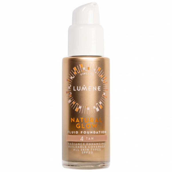 Lumene Natural Glow Fluid Foundation SPF20 4 Tan (30 ml)