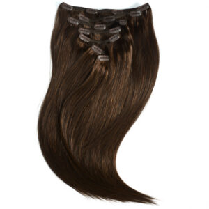 Rapunzel of Sweden Clip-on set 7 pieces (40 cm) 2.3 Chocolate Brown