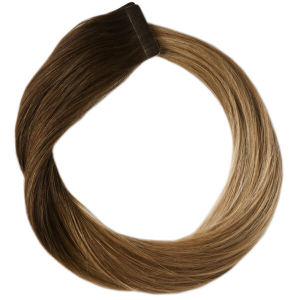 Rapunzel of Sweden Premium Tape Extensions - Classic 4 (40 cm) O2.2/7.3 Brown Ash Ombre