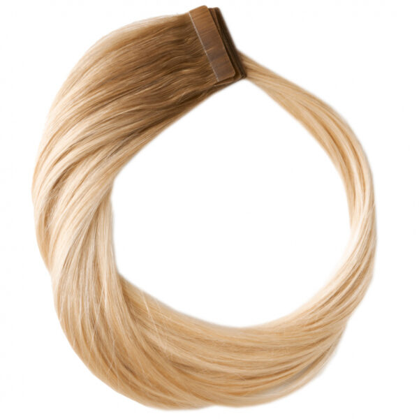 Rapunzel of Sweden Premium Tape Extensions - Classic 4 (40 cm) C7.3/8.3 Brilliant Blonde ColorMelt