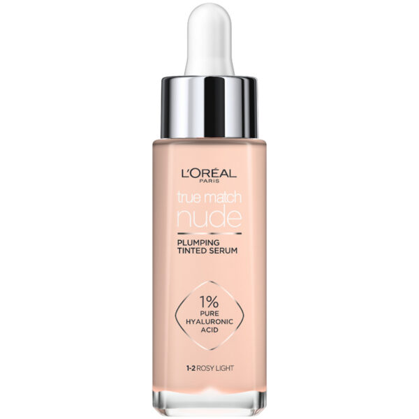 L&apos;Oréal Paris True Match Nude Plumping Tinted Serum Rosy Light 1-2 (30 ml)