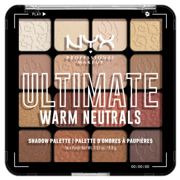 NYX Professional Makeup Ultimate Color Palette 16-Pan Warm Neutrals 05W