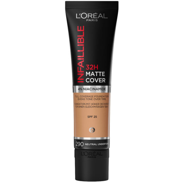 L&apos;Oréal Paris Infaillible 32H Matte Cover Warm Undertone 290 (30 ml)