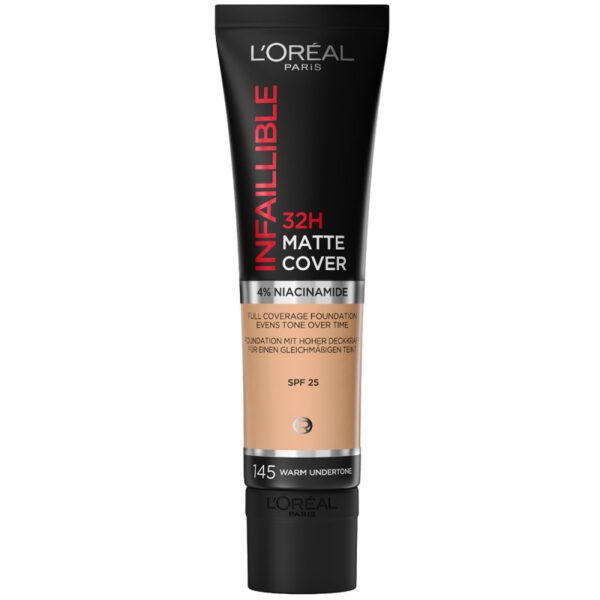 L&apos;Oréal Paris Infaillible 32H Matte Cover Warm Undertone 145 (30 ml)