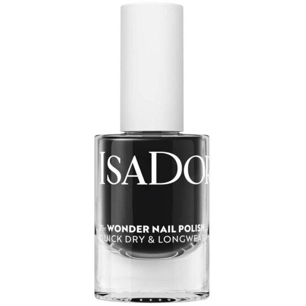 IsaDora The Wonder Nail Polish Quick Dry And Longwear 139 Black Lacquer