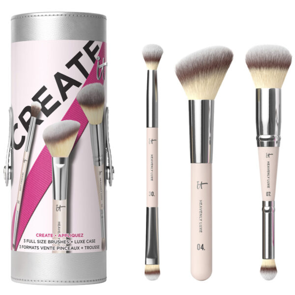 IT Cosmetics Your Heavenly Luxe Limited-Edition 3-PC Brush Set with Case