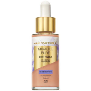 Max Factor Miracle Pure 2in1 Skin Reset Serum Foundation 40-60 Light