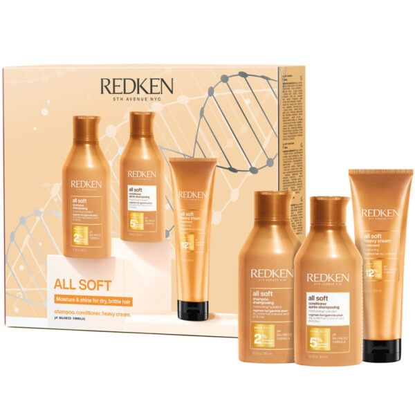 Redken All Soft Gift Set 2024 (Limited Edition) (300 + 300 + 250 ml)