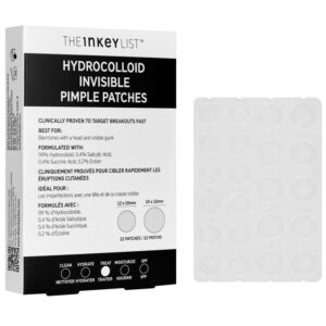 The INKEY List Hydrocolloid Invisible Pimple Patches (22 pcs)