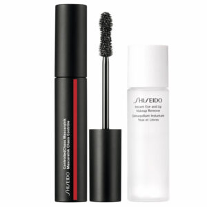 Shiseido Gift Set Controlled Chaos Mascara + Technosatin Gel Lipstick Mini 416 Red Shift (11