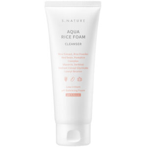 S. NATURE Aqua Rice Foam Cleanser (160 ml)