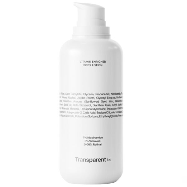 Transparent Lab Vitamin Enriched Body Lotion (400 ml)