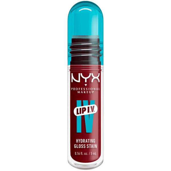 NYX Professional Makeup Lip I.V. Hydrating Gloss Stain 13 Cranberry Splash (5 ml)