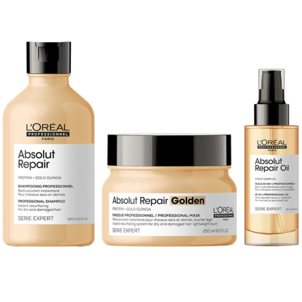 L&apos;Oreal Professionnel Absolut Repair Gold Haircare Trio