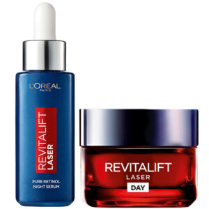 L&apos;Oréal Paris Revitalift Laser Day Cream + L&apos;Oréal Paris Revitalift Laser Pure Retinol Night Serum