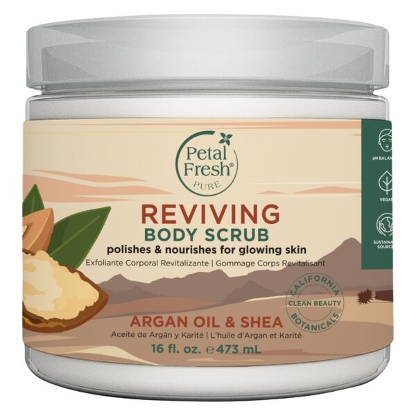 Petal Fresh Pure Argan & Shea Reviving Body Scrub 473ml