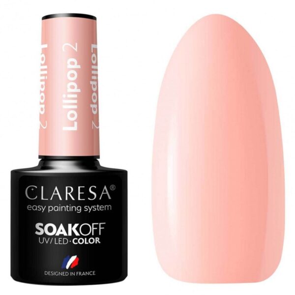 Claresa Nail Polish Hybrid Soak Off Lollipop 02 5ml