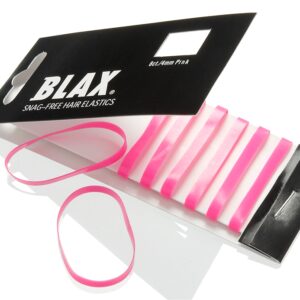 Blax Snag Free Hair Elastics Pink 8pcs