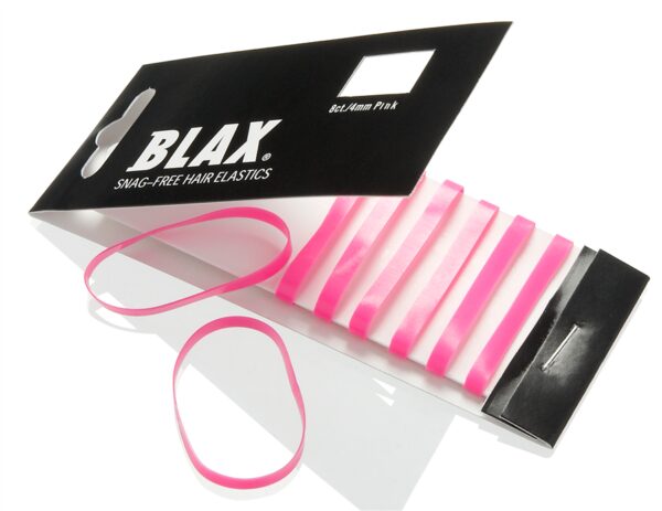 Blax Snag Free Hair Elastics Pink 8pcs