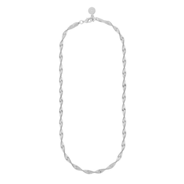 SNÖ of Sweden Lisbon Big Necklace Plain SIlver 45cm