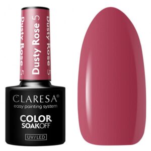 Claresa Nail Polish Hybrid Soak Off Dusty Rose 05 5ml