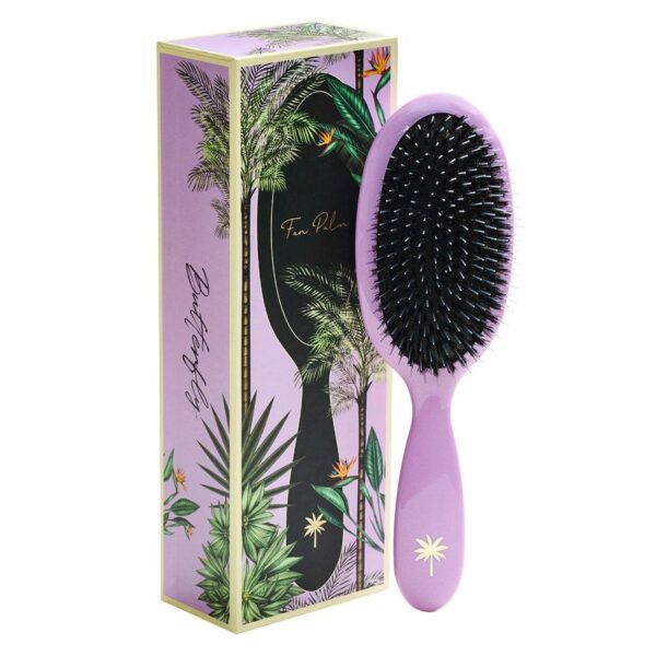 Fan Palm Hair Brush Butterfly Medium