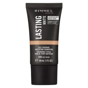 Rimmel London Lasting Finish Matte Foundation 200 Soft Beige 30ml