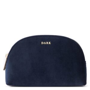 DARK Velvet Make-Up Pouch Small Navy Blue