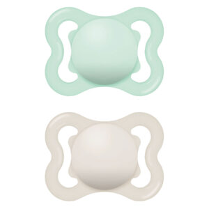 MAM Air Silicone 0-6m Neutral 2pcs