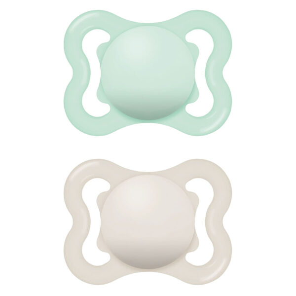 MAM Air Silicone 0-6m Neutral 2pcs