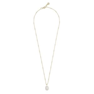 Snö Of Sweden Julie Pendant Necklace Gold/White