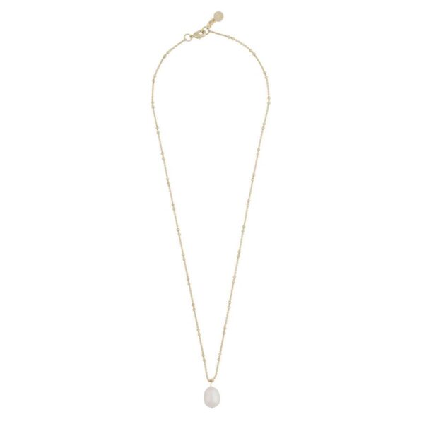 Snö Of Sweden Julie Pendant Necklace Gold/White