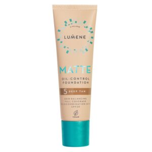 Lumene Matte Oil-Control Foundation 5 Deep Tan 30ml