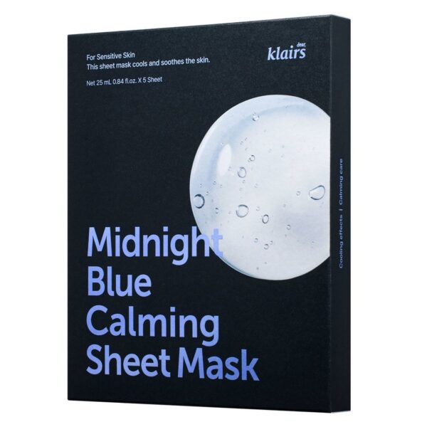 Klairs Midnight Blue Calming Sheet Mask 5pcs