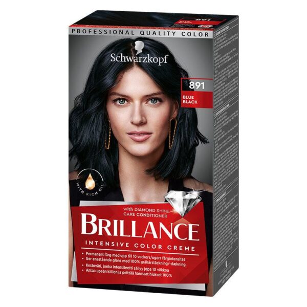 Schwarzkopf Brillance Intensive Color Creme 891 Blue Black