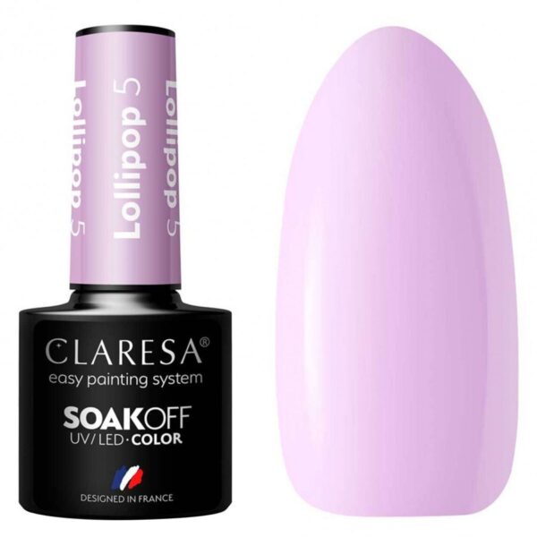 Claresa Nail Polish Hybrid Soak Off Lollipop 05 5ml