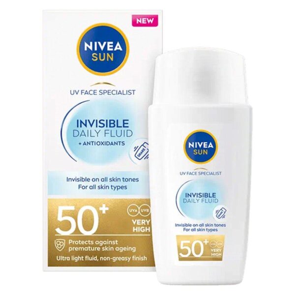 NIVEA Sun UV Face Invisible Daily Fluid SPF 50+ 40ml