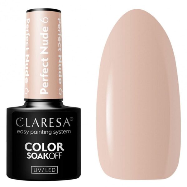 Claresa Nail Polish Hybrid Soak Off Perfect Nude 06 5ml