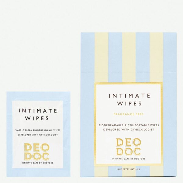 DeoDoc Intimate Wipes Fragrance Free 10pcs