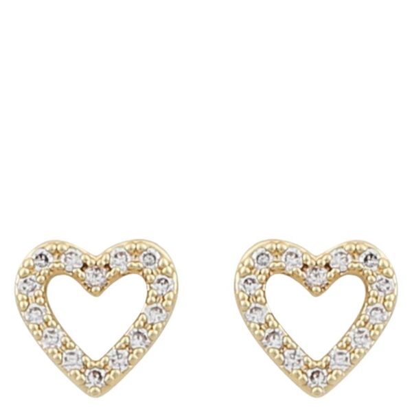 SNÖ Of Sweden Valentina Small Earrings Gold Clear Onesize